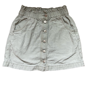 American Eagle Outfitters Green Button-Down Mini Skirt